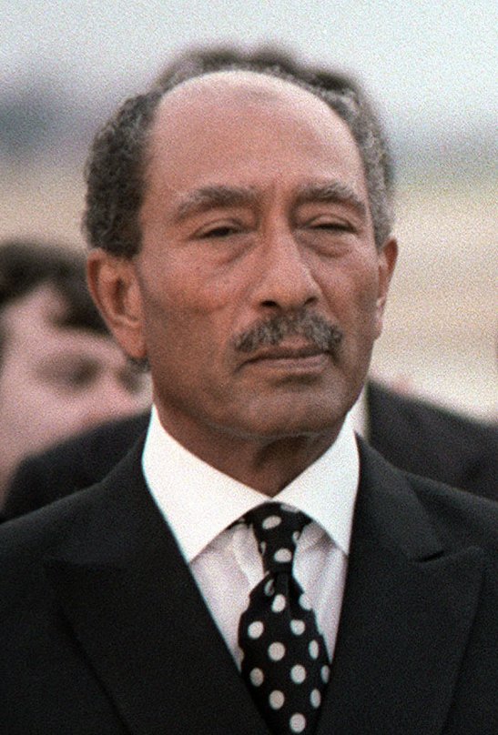 Anwar as-Sadat (1980). See page for author [Public domain] - Anwar_Sadat_cropped