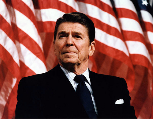 Ronald Reagan wird 1980 zum US-Präsidenten gewählt. Photo by Marion Doss