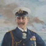 Wilhelm II. als Großadmiral (Gemälde von Adolph Behrens, 1913 das sich in der Marineschule Mürwik befindet), By Adolph Behrens (1865–1914) [Public domain], via Wikimedia Commons