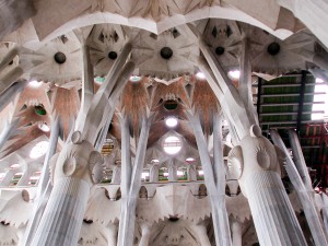 Gewölbekonstruktion, Sagrada Família in Barcelona. © Foto Josef Höckner, München