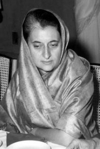 Indira Gandhi. Gemeinfrei