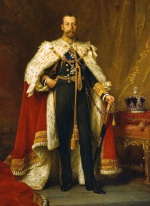 Georg V., Porträt von Luke Fildes (1911). Luke Fildes [Public domain], via Wikimedia Commons
