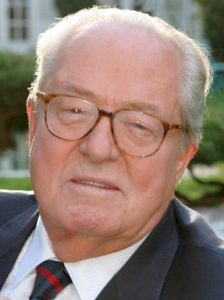 Jean-Marie Le Pen. By Harounaaron (Own work) [CC BY-SA 4.0], via Wikimedia Commons