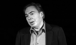 Andrew Lloyd Webber (2007). By Tracey Nolan from Toronto, Canada (LALW - B&W) [CC BY-SA 2.0], via Wikimedia Commons
