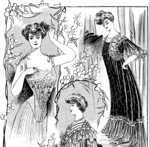 Elegante Dessous 1904, von Jane Durelle ? (Les Dessous Élégants; page 149.) [Public domain], via Wikimedia Commons
