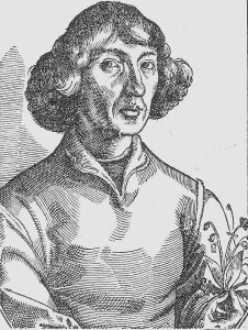 Kopernikus-Porträt aus dem Holzschnitt in Nicolaus Reusners „Icones“ (1578), der vermutlich von Tobias Stimmer. By Christoph Murer (Icones) [Public domain], via Wikimedia Commons