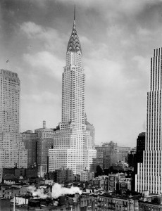 Chrysler Building, Historische Aufnahme des Chrysler Building (ca. 1930), By Detroit Publishing Co. [Public domain], via Wikimedia Commons
