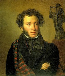 Alexander Puschkin, Gemälde von Orest Kiprenski (1827). Orest Adamovich Kiprensky [Public domain or Public domain], via Wikimedia Commons