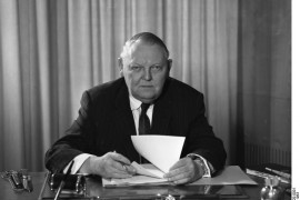 Ende der Ära Adenauer: Ludwig Erhard wird Kanzler