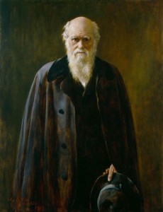 Darwin kurz vor seinem Tod, Porträt von John Collier. By John Collier (1850-1934) [Public domain], via Wikimedia Commons