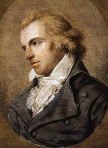 Friedrich Schiller porträtiert von Ludovike Simanowiz im Jahr 1794. Ludovike Simanowiz [Public domain], via Wikimedia Commons