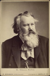 Johannes Brahms (1889). By C. Brasch, Berlin [Public domain], via Wikimedia Commons