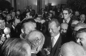 Willy Brandt nach der Wahl zum Bundeskanzler am 21. Oktober 1969. Eric Koch / Anefo [CC0], via Wikimedia Commons