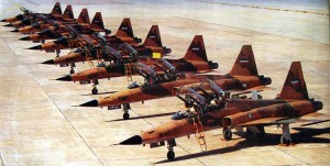 Das iranische Northrop F-5 Jagdflugzeug während des Iran-Irak-Krieges - [1] iranmilitaryforum.net [Public domain]